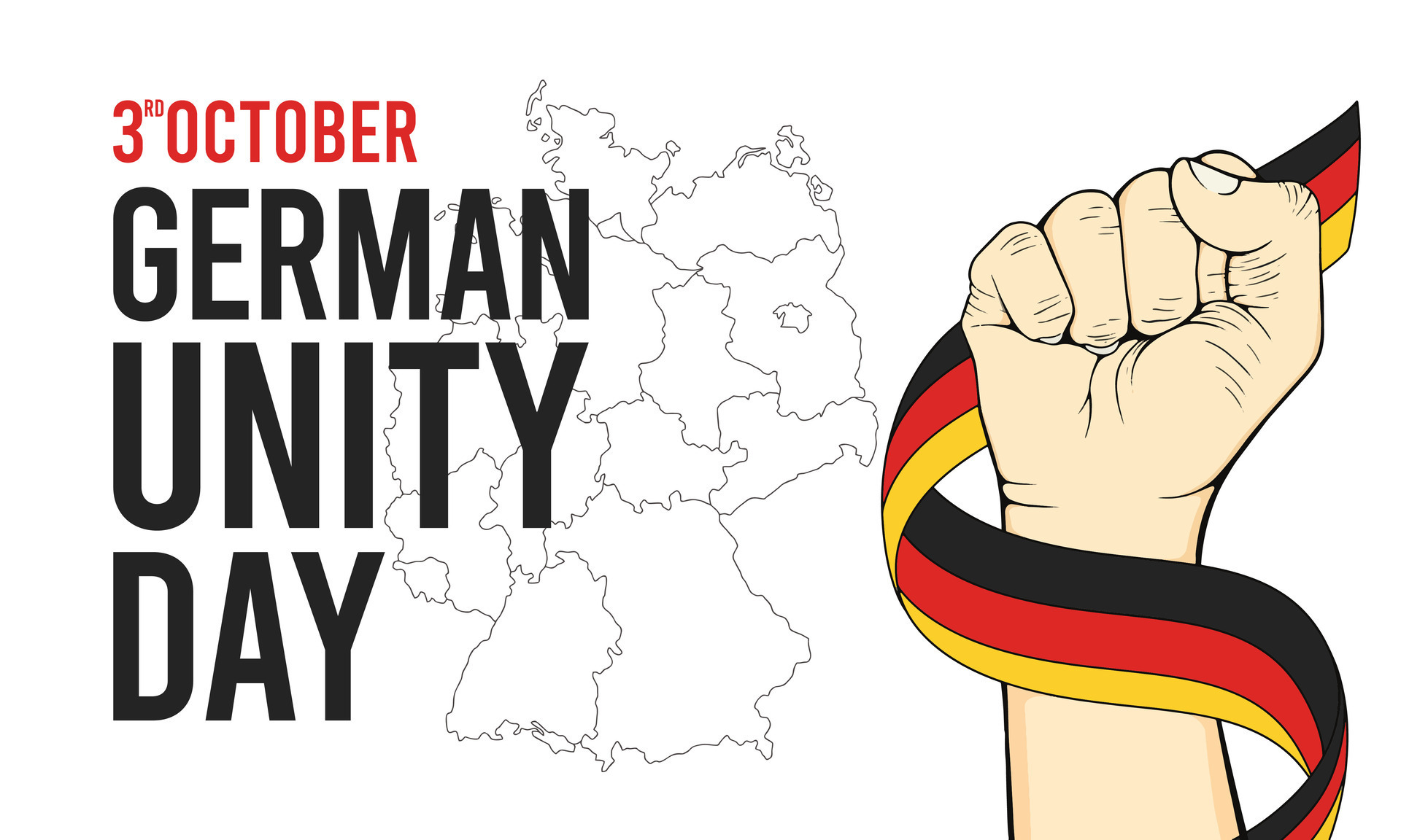 German Unity Day Vector Background 29883504 Vector Art at Vecteezy 
