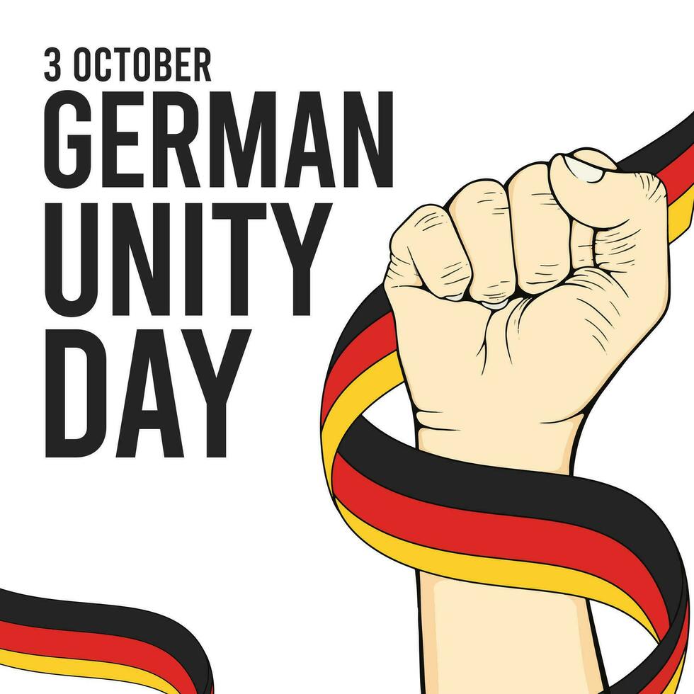 German Unity Day Vector