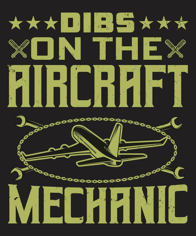 Dibs on the aircraft mechanic vector