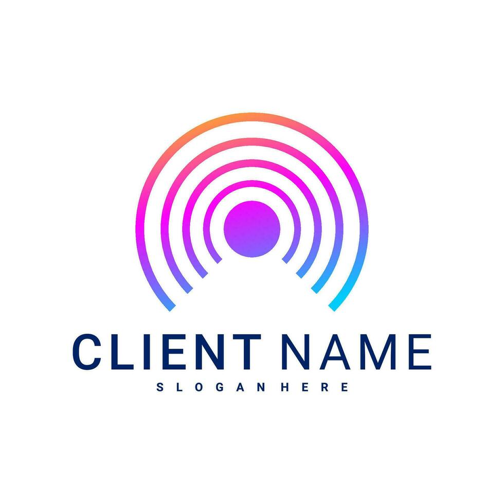 Modern letter C logo concept. People C logo design vector template.