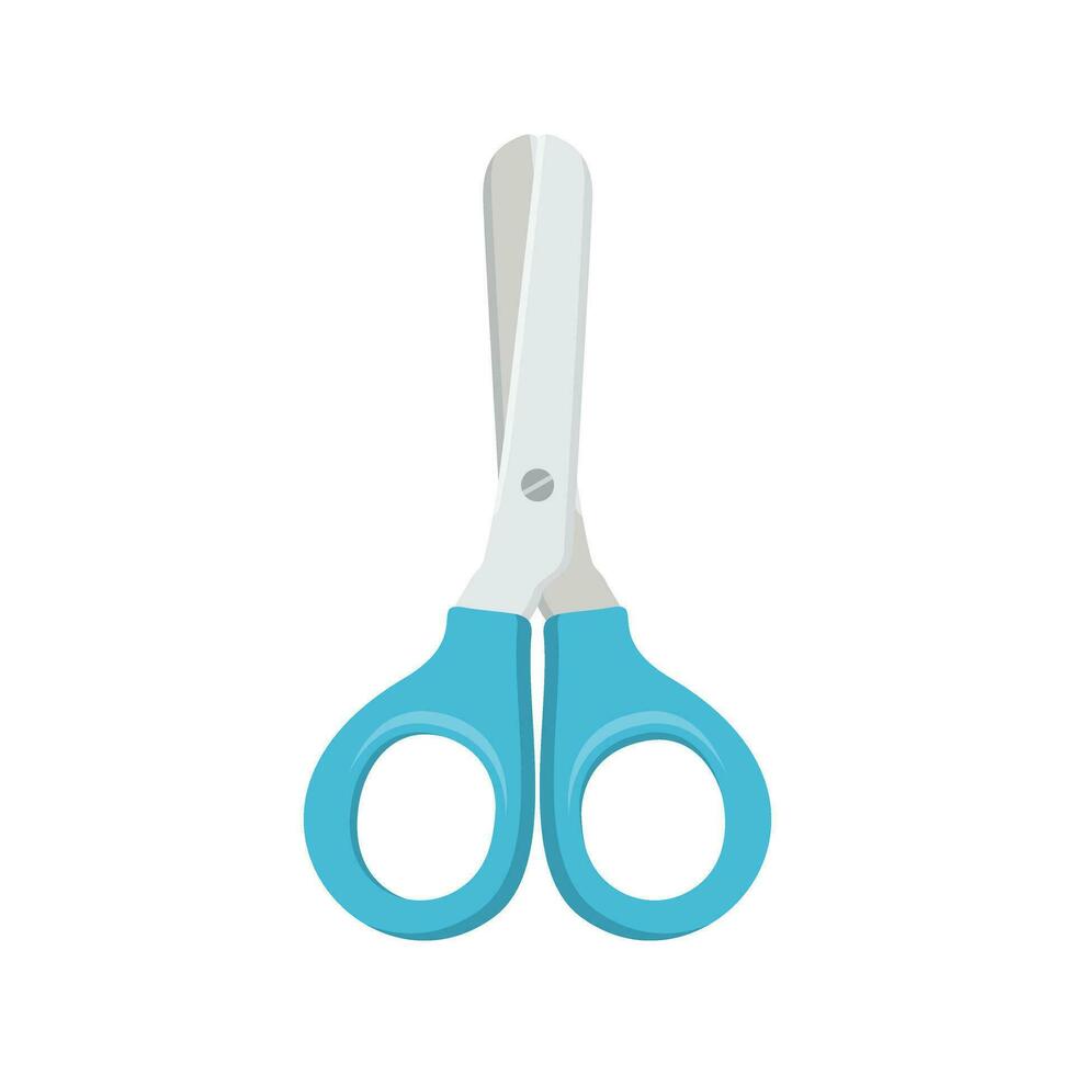 Scissor icon in flat style. Cutting hair equipment vector illustration on isolated background. Hairdressing sign business concept.