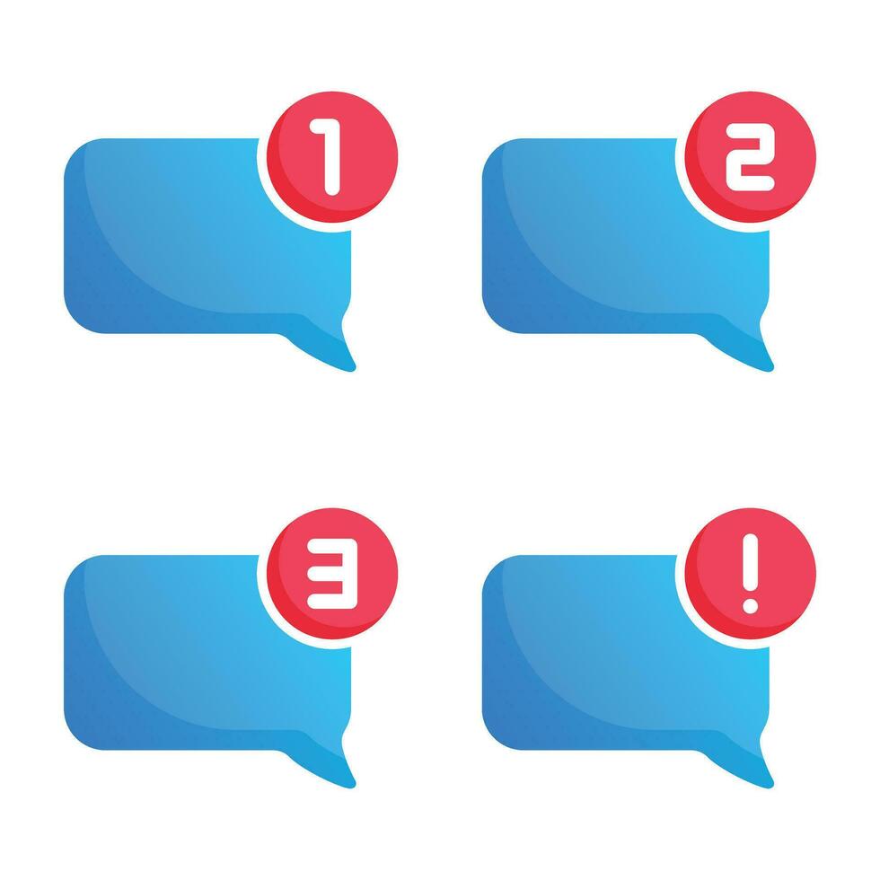 New message icon in flat style. Incoming inbox email vector illustration on isolated background. Bubble notification sign business concept.