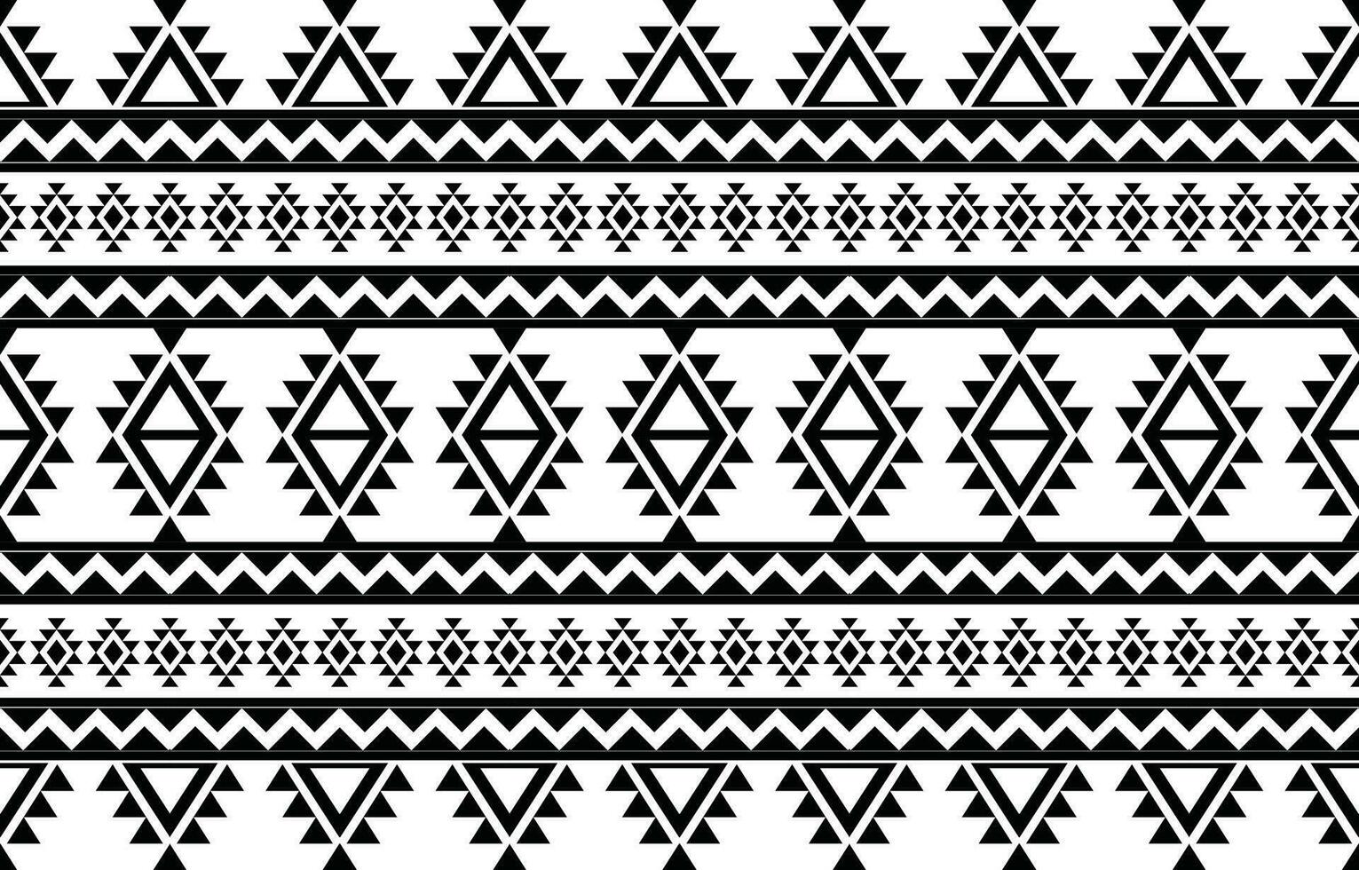 azteca sin costura modelo. alfombra textil impresión textura tribal diseño, geométrico símbolos para logo, tarjetas, tela decorativo obras. tradicional impresión vector ilustración. en negro y blanco antecedentes.