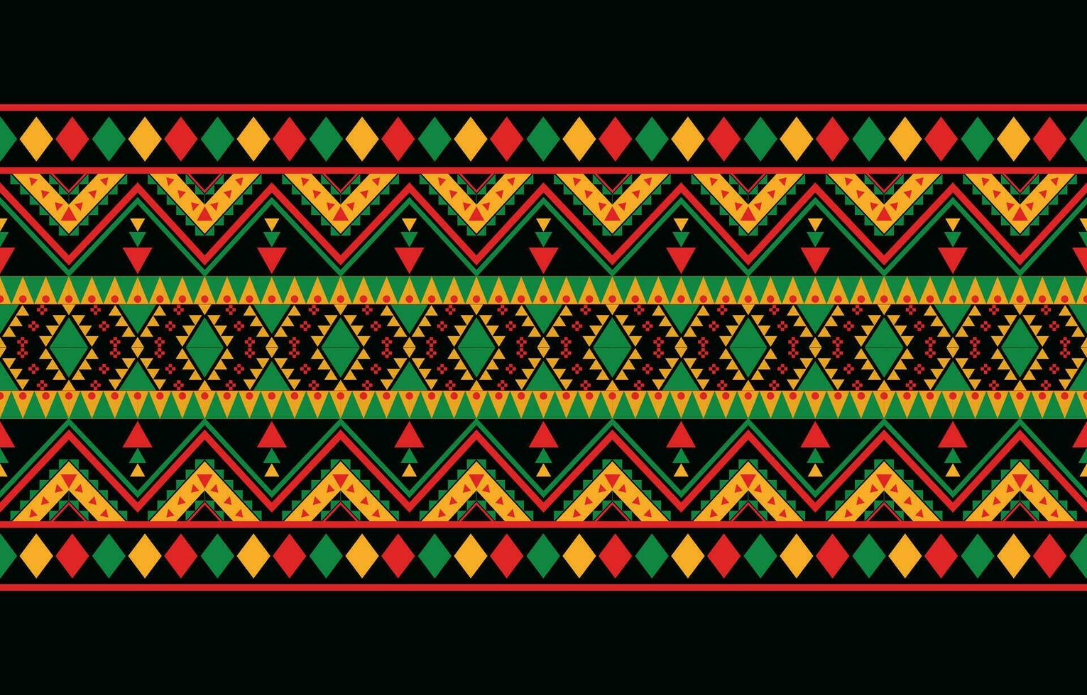 Ethnic abstract ikat art. Aztec ornament print. geometric ethnic pattern seamless  color oriental.  Design for background ,curtain, carpet, wallpaper, clothing, wrapping, Batik, vector illustration.