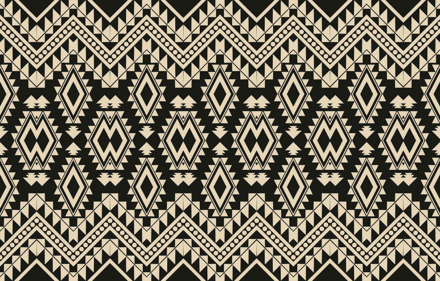 Ethnic abstract ikat art. Aztec ornament print. geometric ethnic pattern seamless  color oriental.  Design for background ,curtain, carpet, wallpaper, clothing, wrapping, Batik, vector illustration.
