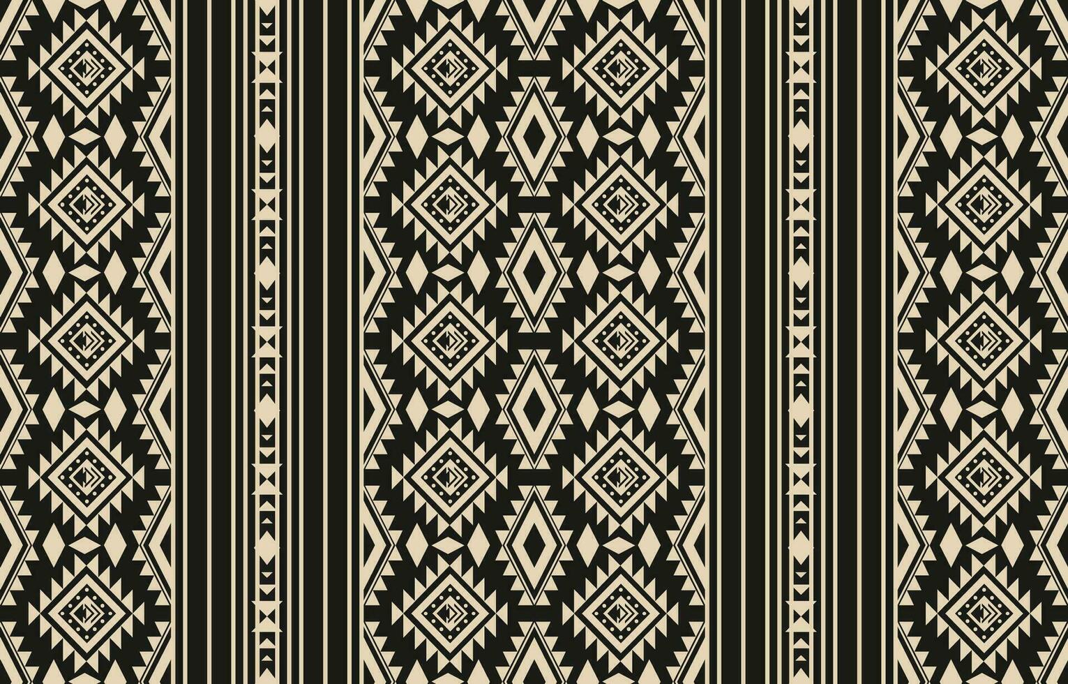 Ethnic abstract ikat art. Aztec ornament print. geometric ethnic pattern seamless  color oriental.  Design for background ,curtain, carpet, wallpaper, clothing, wrapping, Batik, vector illustration.