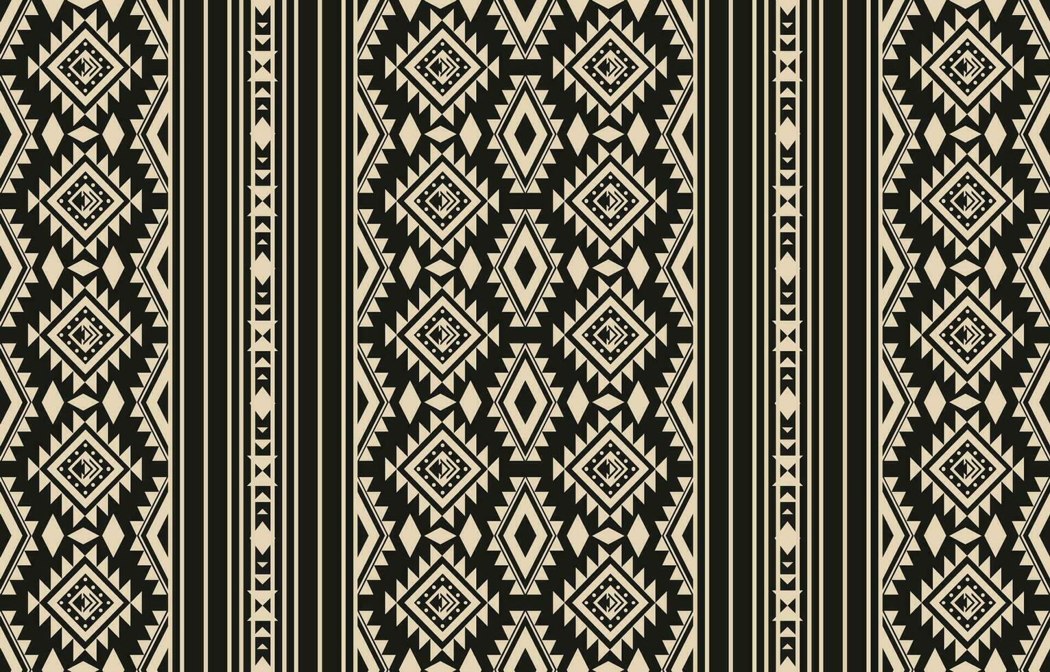 Ethnic abstract ikat art. Aztec ornament print. geometric ethnic pattern seamless  color oriental.  Design for background ,curtain, carpet, wallpaper, clothing, wrapping, Batik, vector illustration.