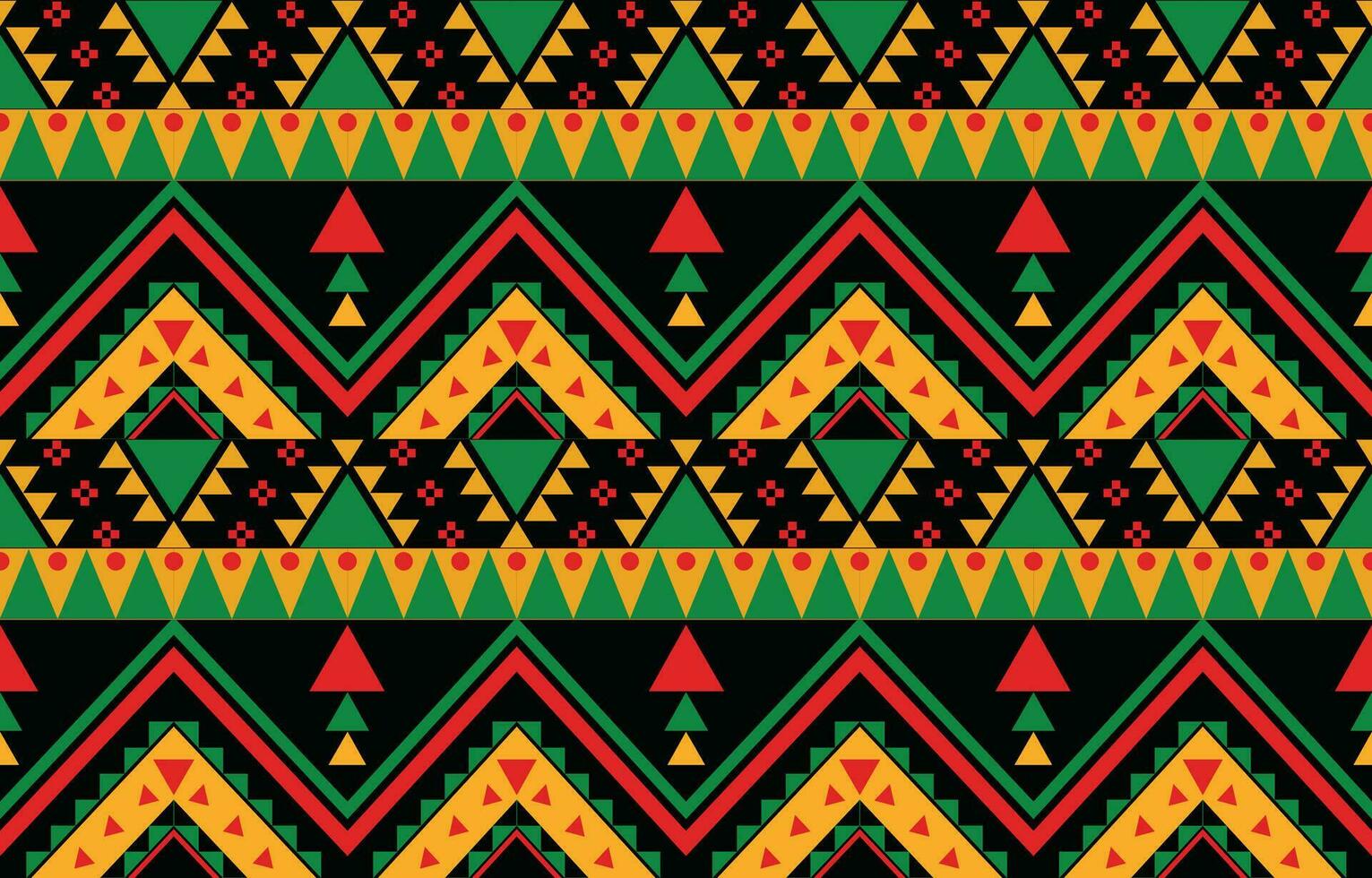 Ethnic abstract ikat art. Aztec ornament print. geometric ethnic pattern seamless  color oriental.  Design for background ,curtain, carpet, wallpaper, clothing, wrapping, Batik, vector illustration.