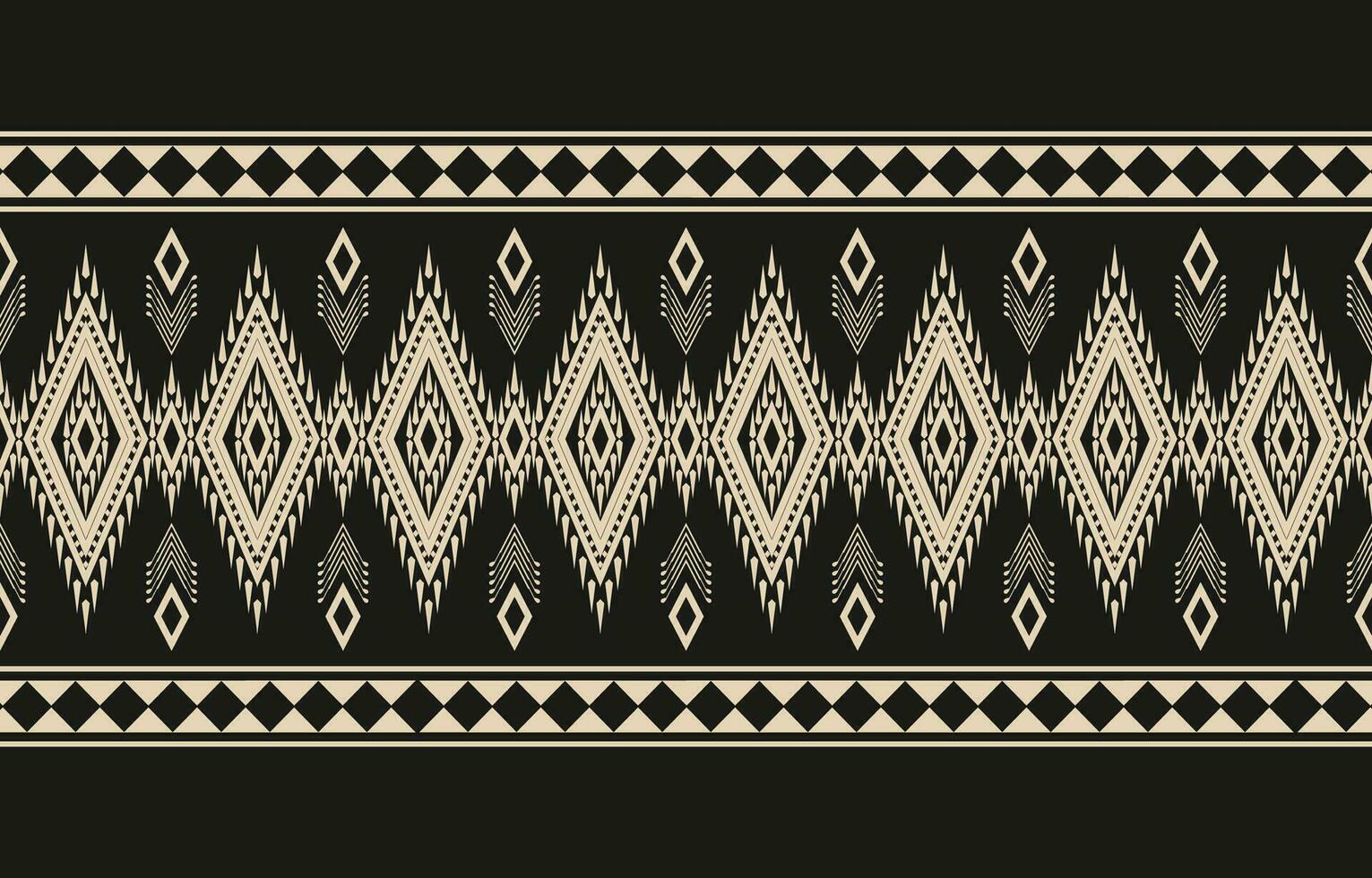 Ethnic abstract ikat art. Aztec ornament print. geometric ethnic pattern seamless  color oriental.  Design for background ,curtain, carpet, wallpaper, clothing, wrapping, Batik, vector illustration.