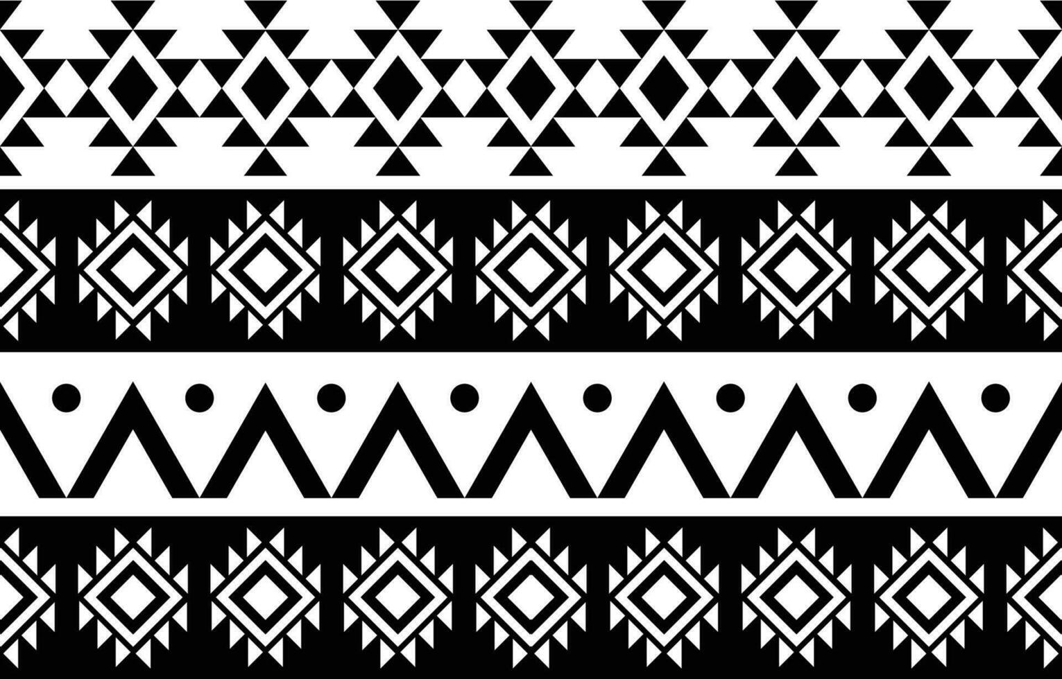 aztec seamless pattern.  rug textile print texture Tribal design, geometric symbols for logo, cards, fabric decorative works. traditional print vector illustration. on black and white background.