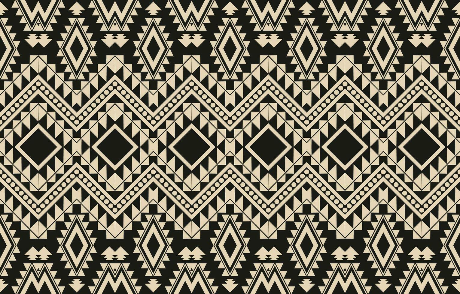 Ethnic abstract ikat art. Aztec ornament print. geometric ethnic pattern seamless  color oriental.  Design for background ,curtain, carpet, wallpaper, clothing, wrapping, Batik, vector illustration.