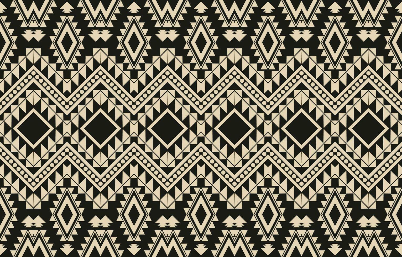 Ethnic abstract ikat art. Aztec ornament print. geometric ethnic pattern seamless  color oriental.  Design for background ,curtain, carpet, wallpaper, clothing, wrapping, Batik, vector illustration.