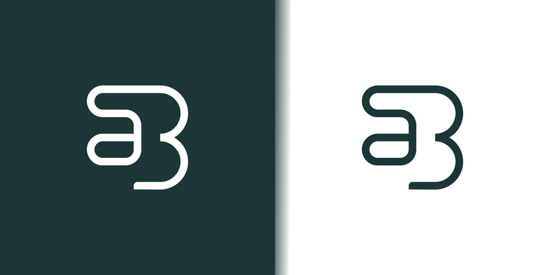 Letter B llogo design element vector with modern concept