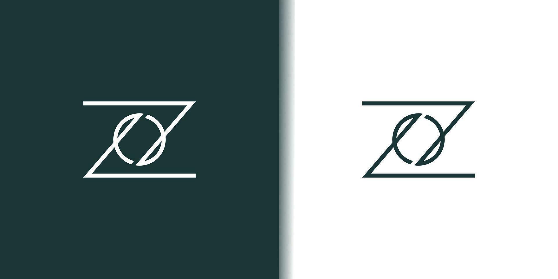 letra z logo diseño elemento vector con moderno concepto