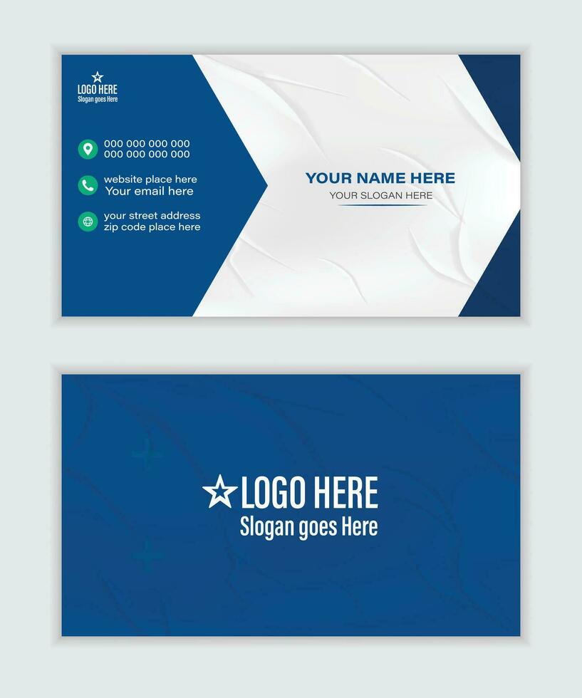 Medical Business Card Vector Design Template and Healthcare Services