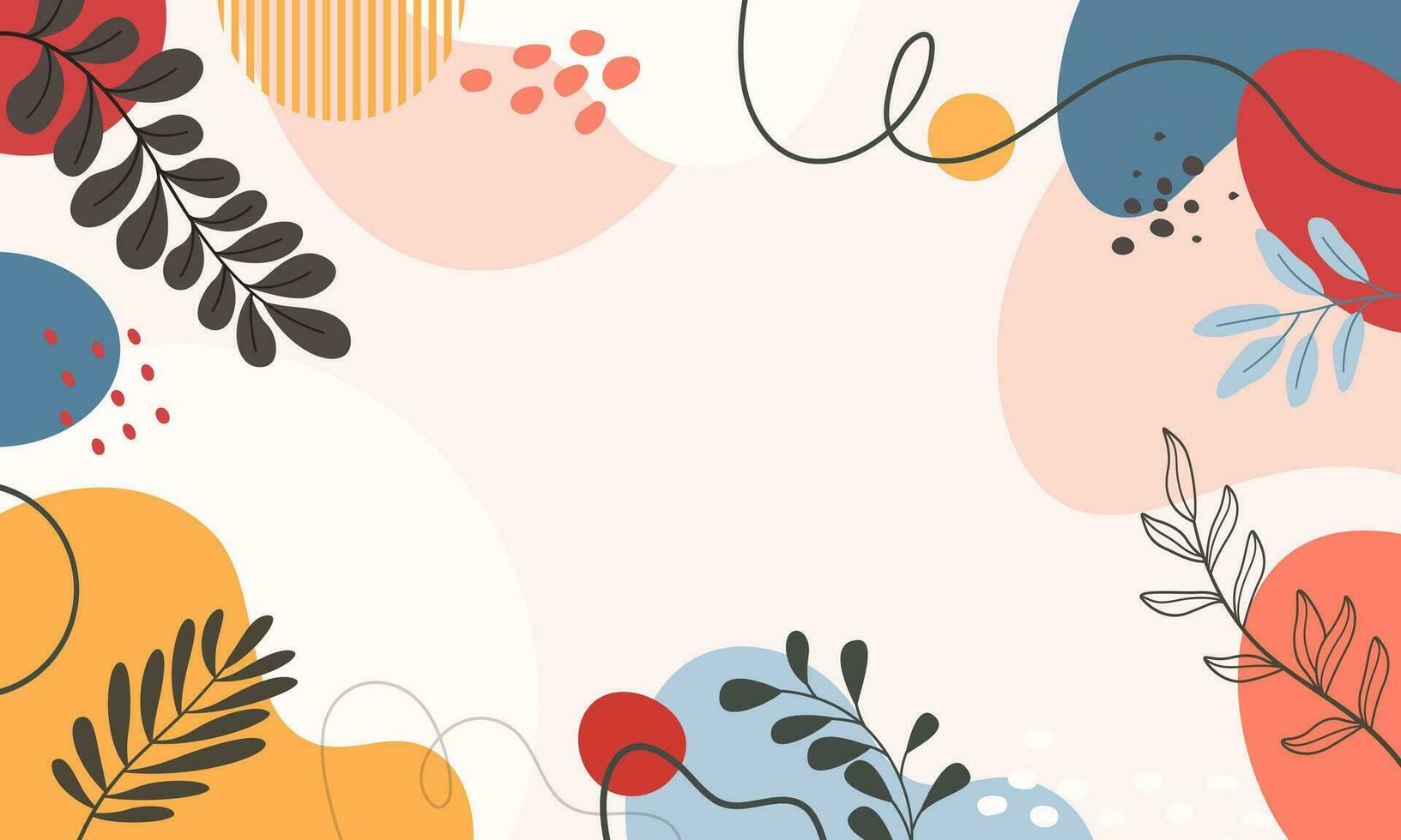 diseño banner marco flor primavera fondo con hermosa. fondo de flores para el diseño. fondo colorido con plantas tropicales. vector