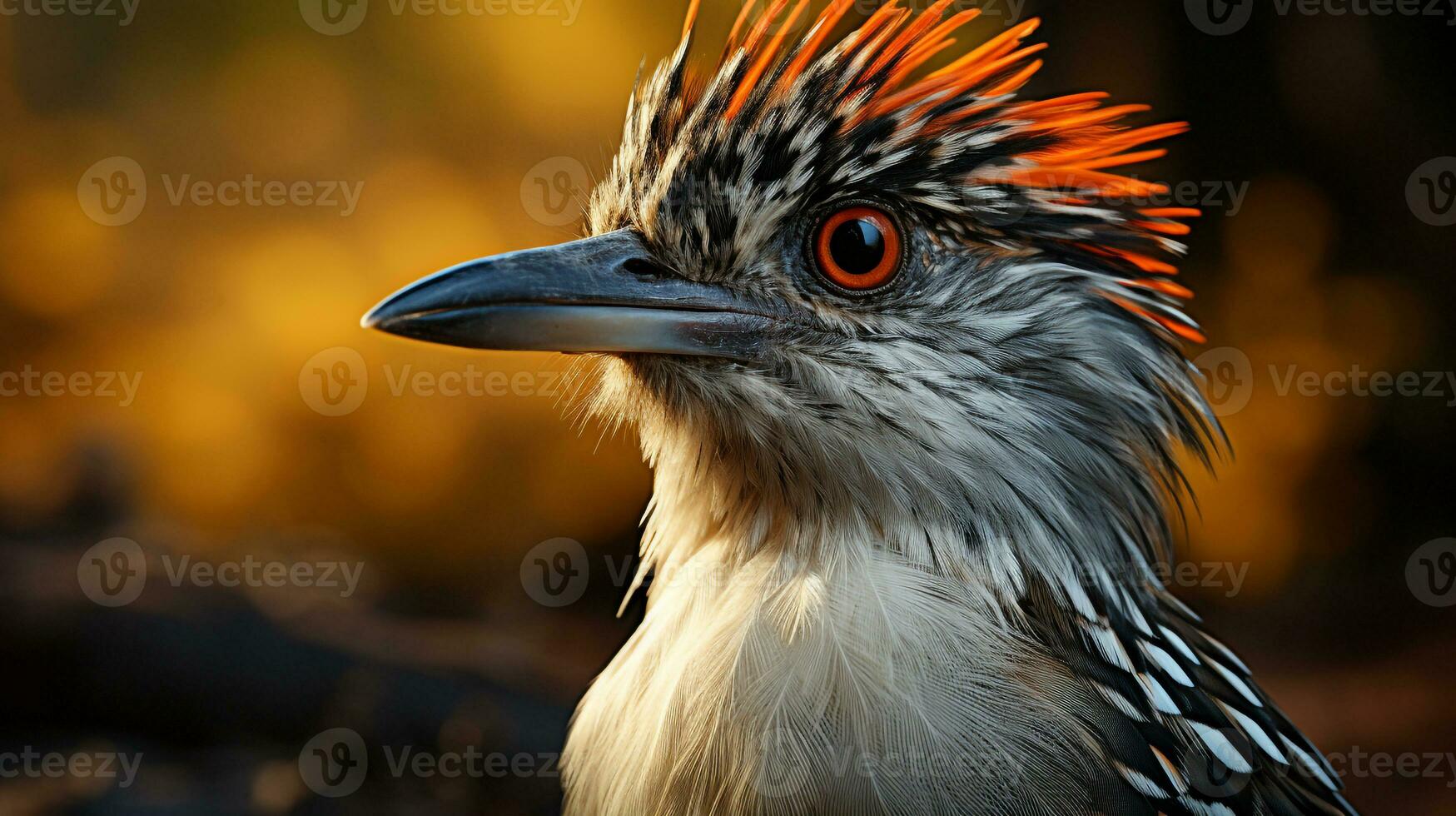 Close-up photo of a Roadrunner looking any direction in the Desert. Generative AI