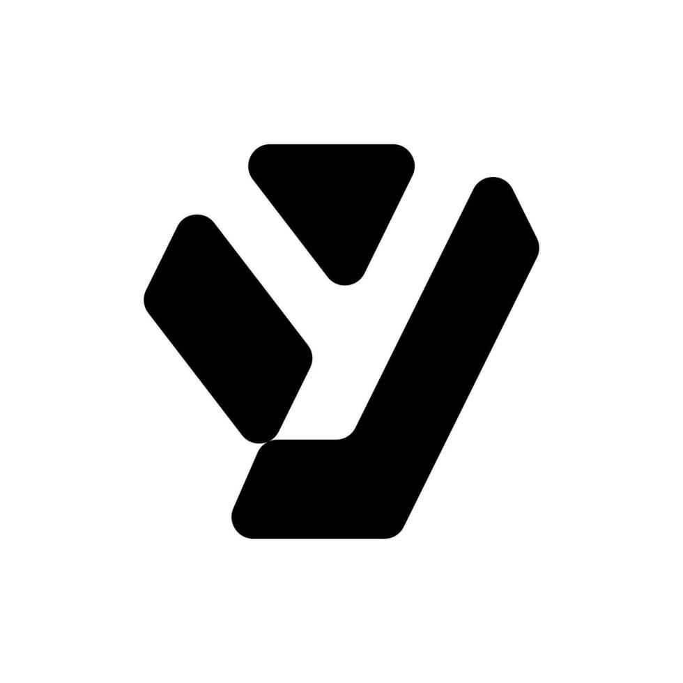 Letter Y icon logo vector template.