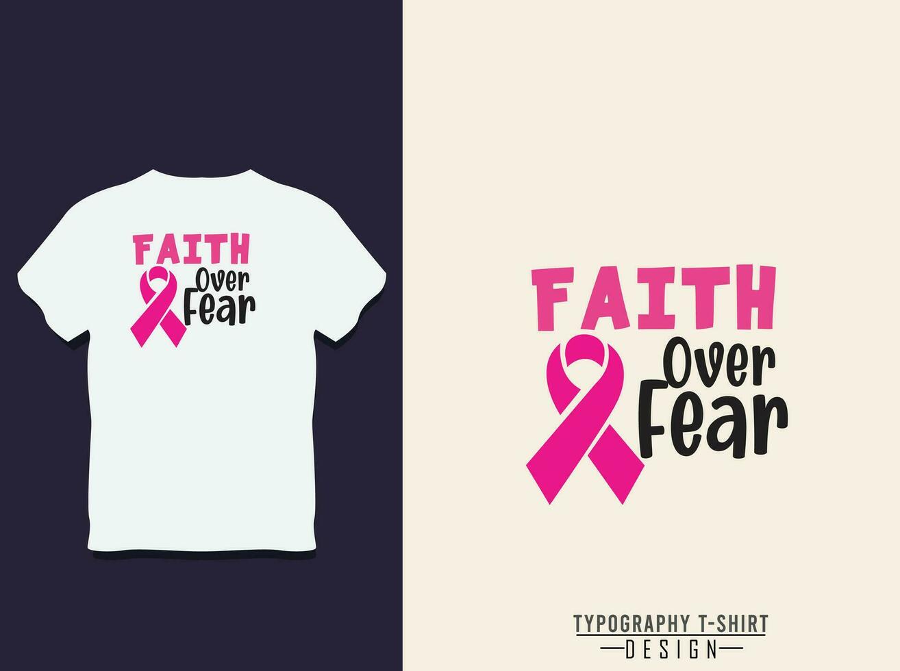 international day against breast cancer typography t shirt design vector
