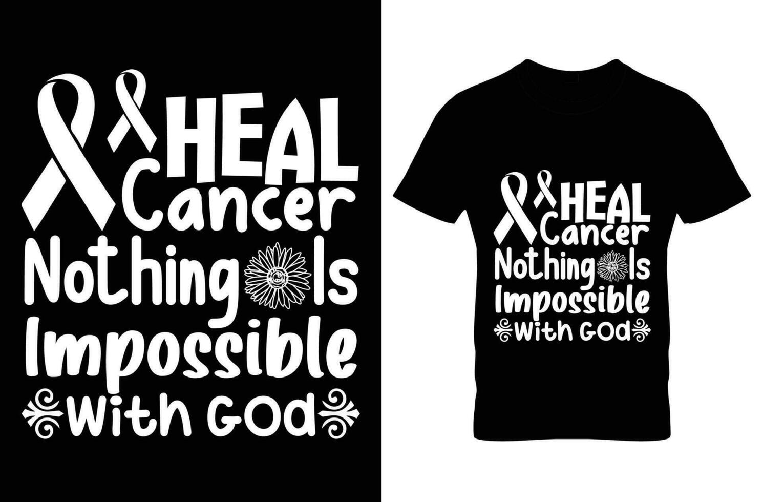 Cancer T-shirts Design vector