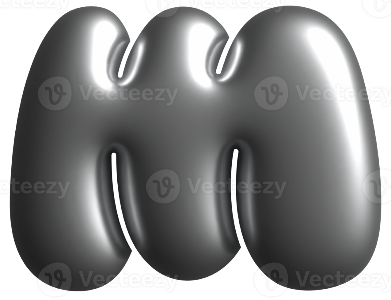 Hologram Alphabet Lowercase m png