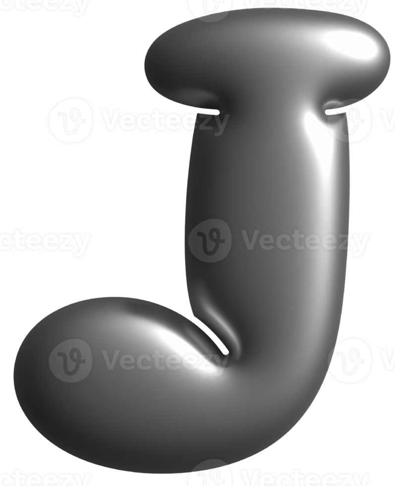 Hologram Alphabet Lowercase j png