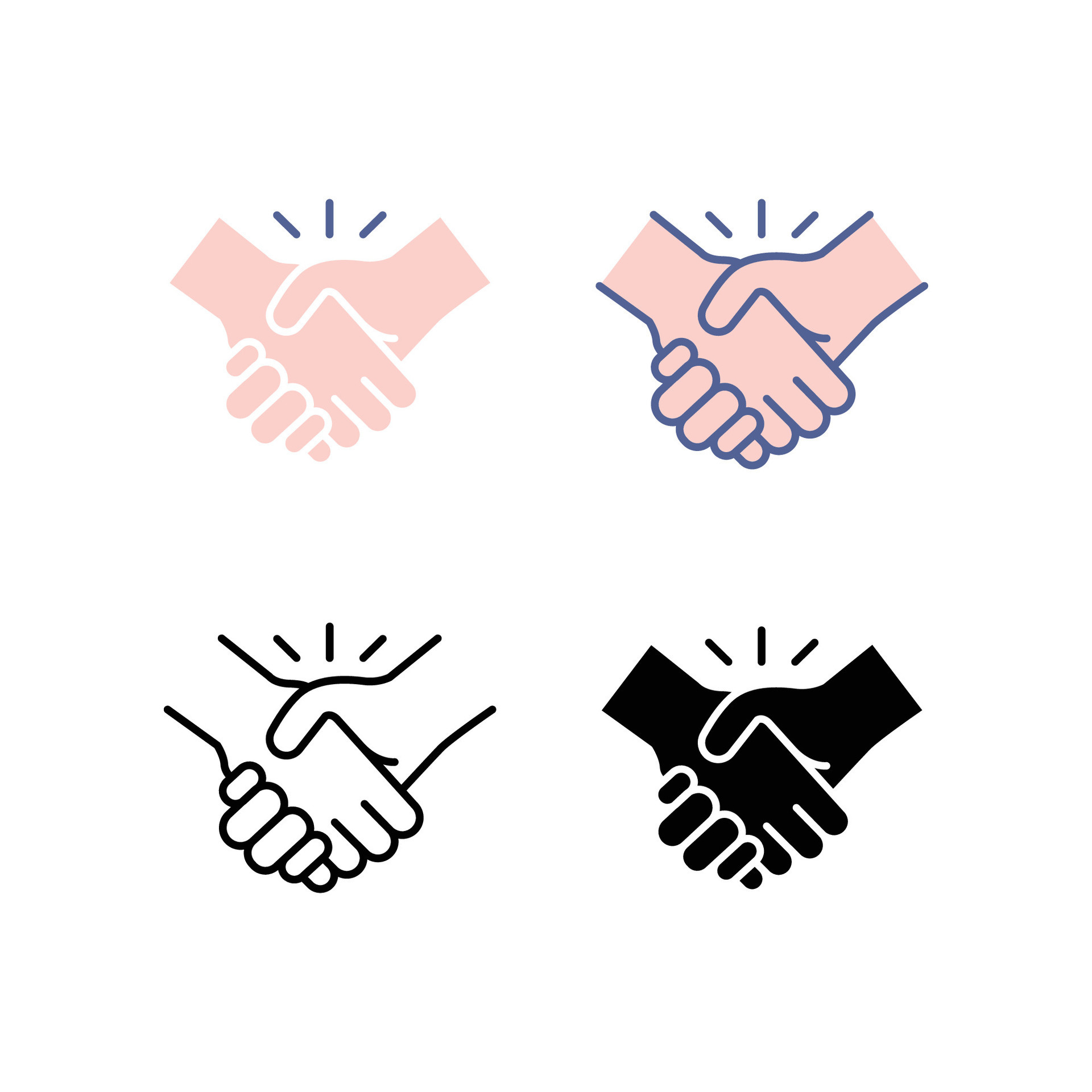 Handshake White Transparent, Vector Handshake, Cooperation, Hand
