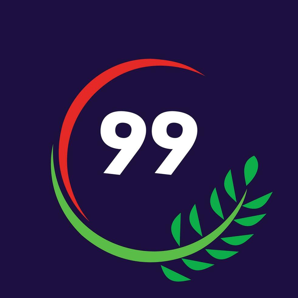 Circle 99 logo vector free vector