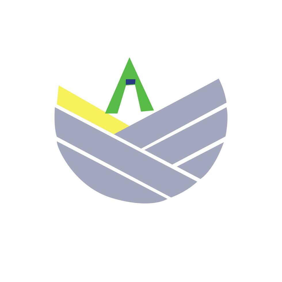 Character A logo vector