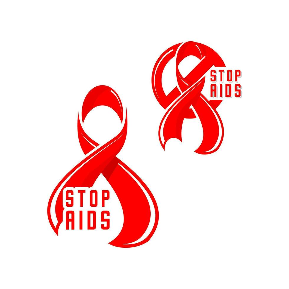 stop aids vector design on white background