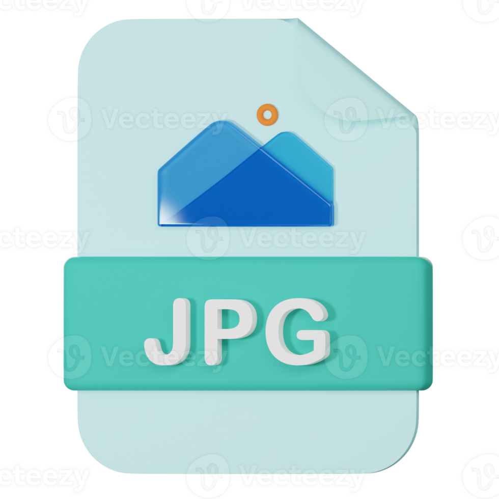 jpg filename extension 3d icon png