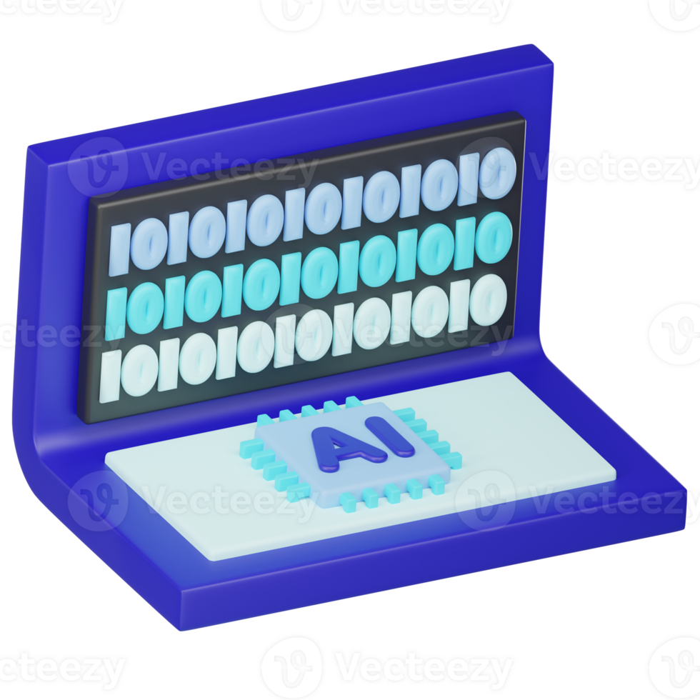3d laptop icon png