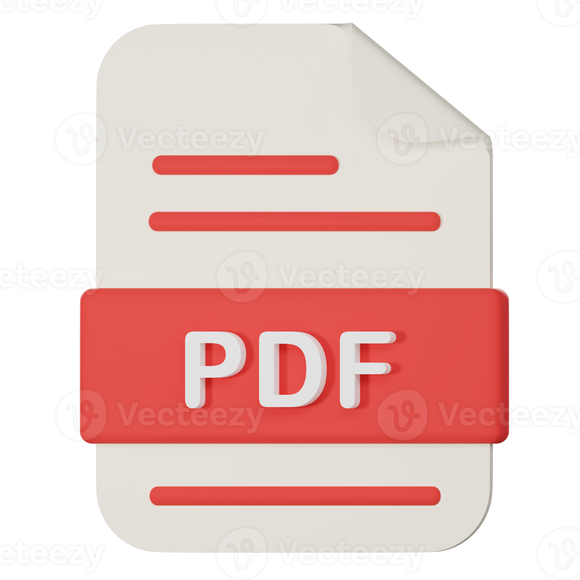 pdf filename extension 3d icon 29887907 PNG