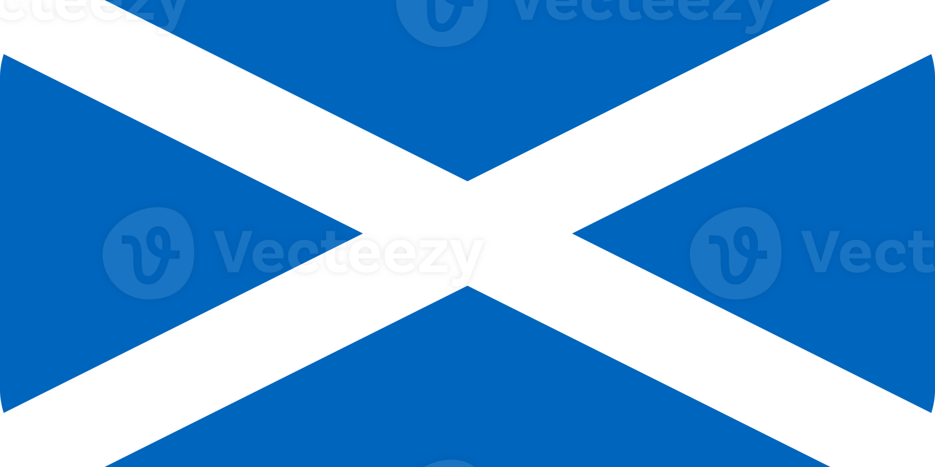 Scottish Flag of Scotland round corners png