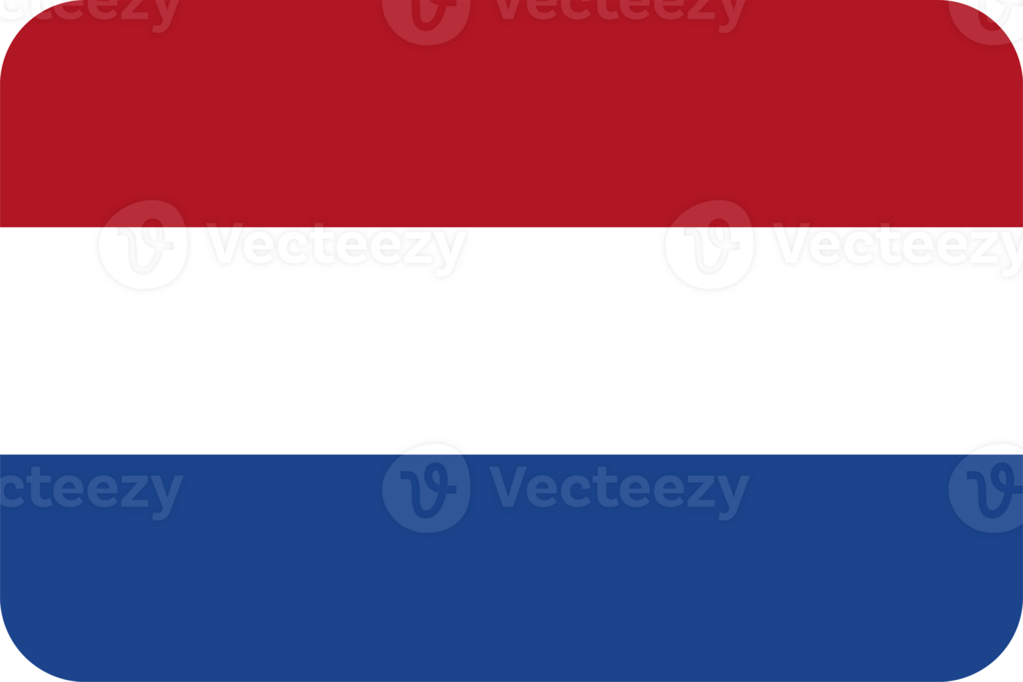 Nederlands vlag van Nederland ronde hoeken png