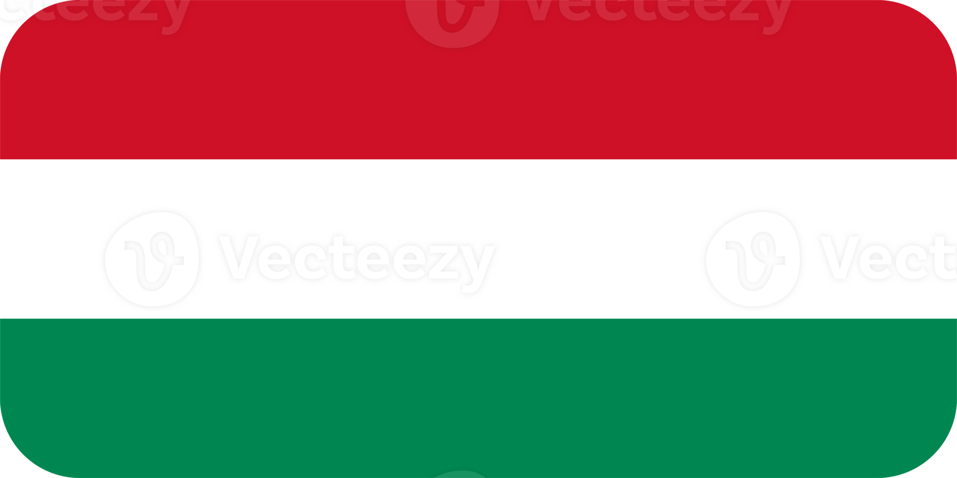 Hungarian Flag of Hungary round corners png
