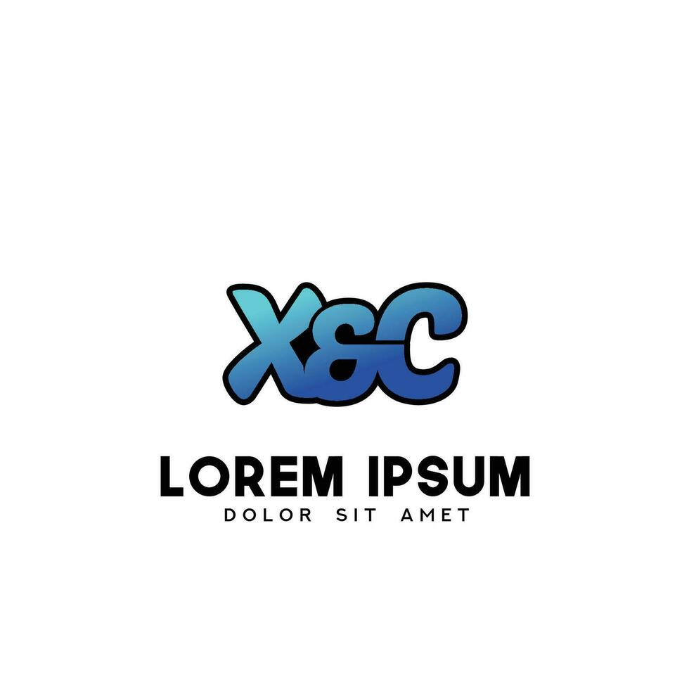 XC Initial Logo Design Vector