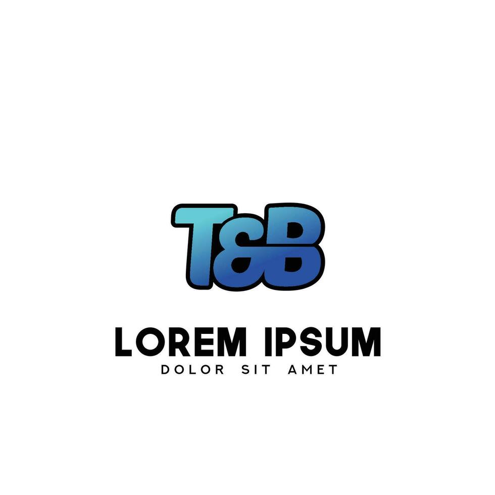 TB Initial Logo Design Vector
