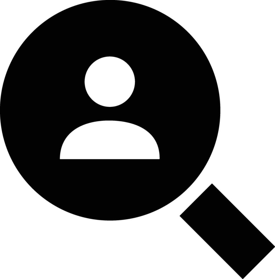 Zoom find icon symbol image vector. Illustration of the search lens design image vector