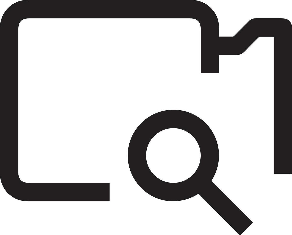 Zoom find icon symbol image vector. Illustration of the search lens design image vector