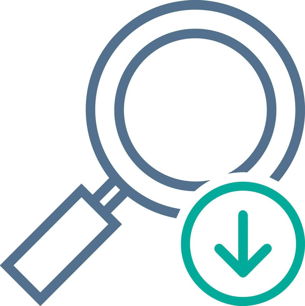 Zoom find icon symbol image vector. Illustration of the search lens design image vector