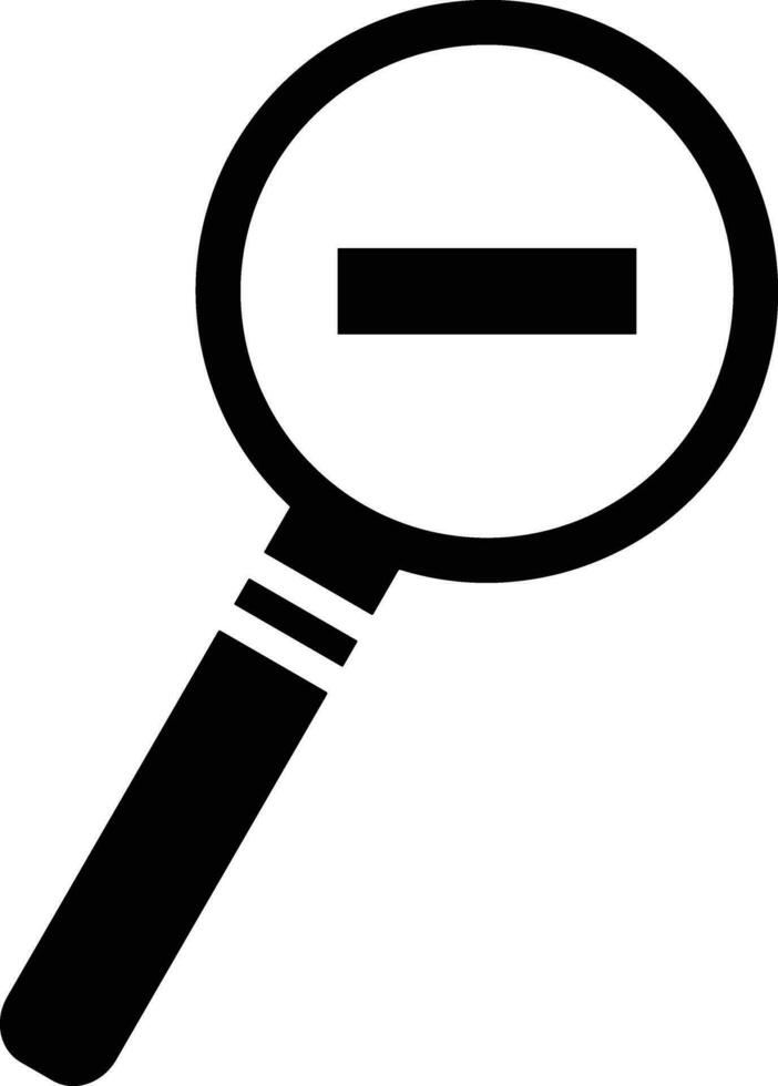 Zoom find icon symbol image vector. Illustration of the search lens design image vector