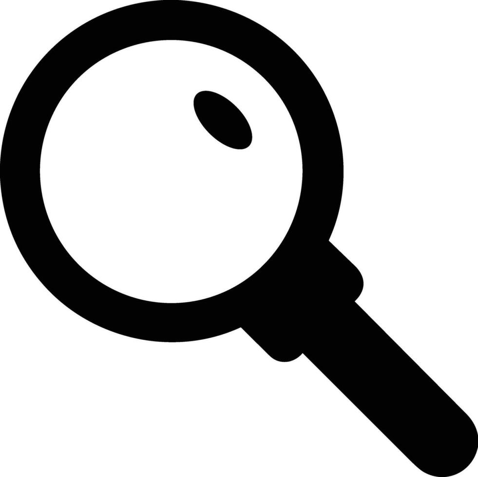 Zoom find icon symbol image vector. Illustration of the search lens design image vector