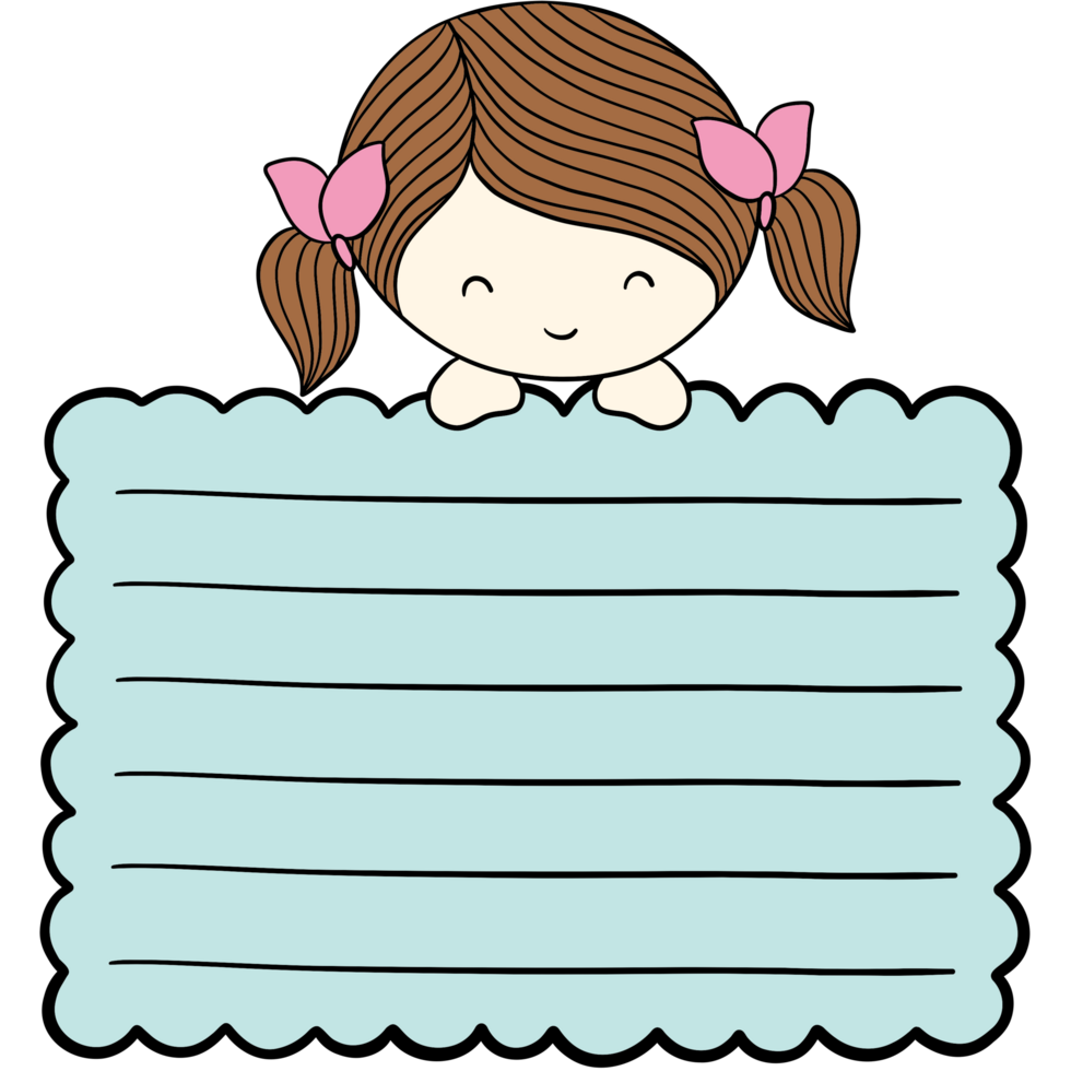 Note paper blue png