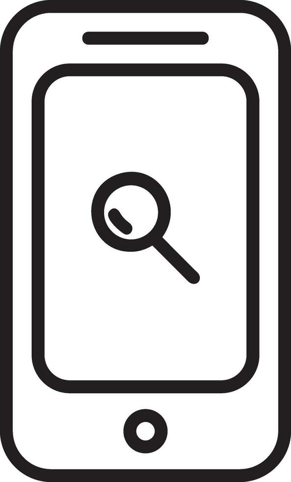 Zoom find icon symbol image vector. Illustration of the search lens design image vector