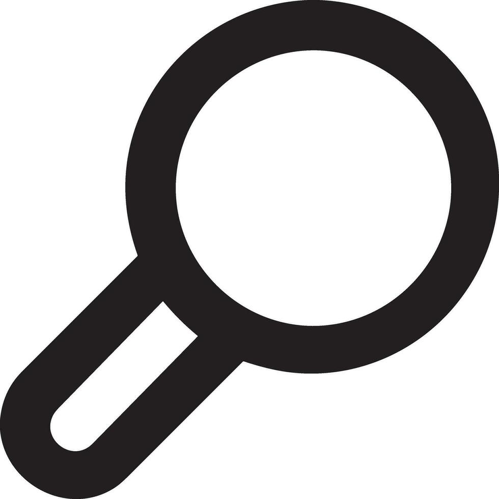 Zoom find icon symbol image vector. Illustration of the search lens design image vector