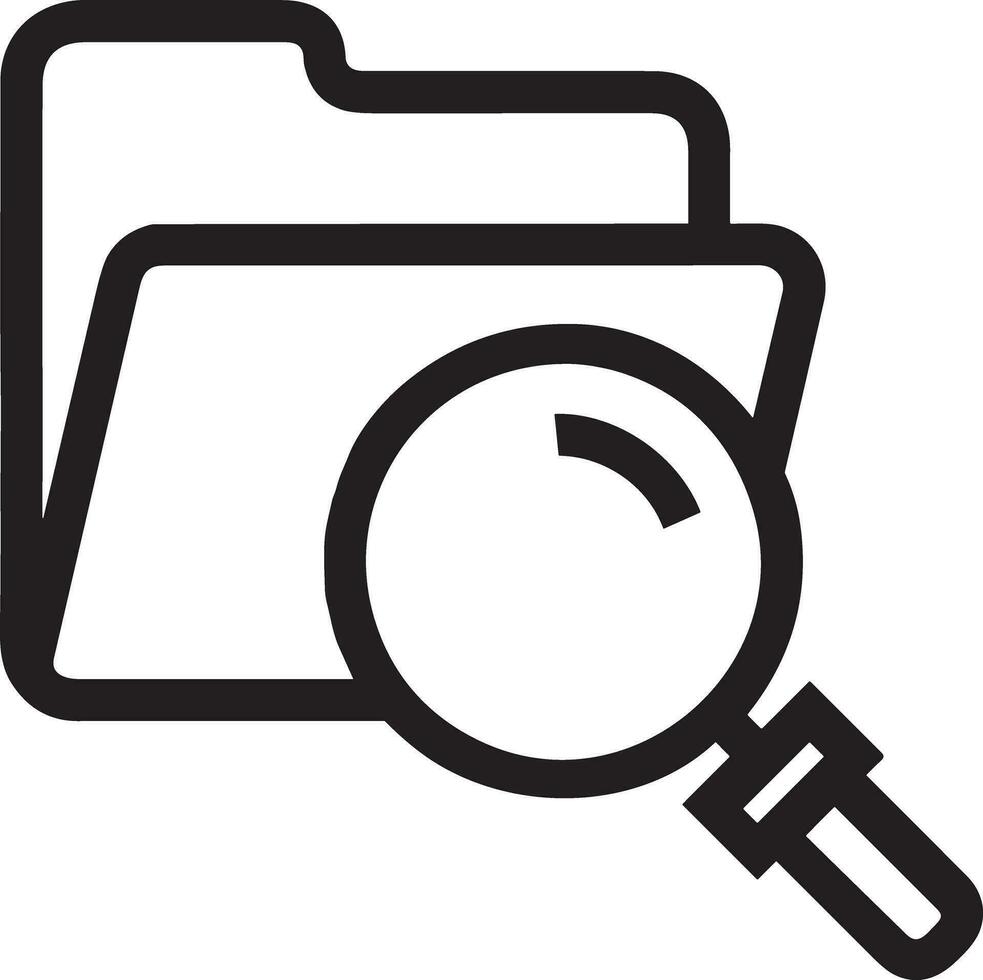 Zoom find icon symbol image vector. Illustration of the search lens design image vector