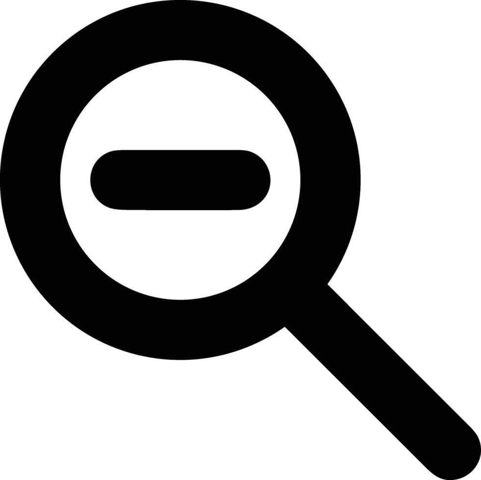 Zoom find icon symbol image vector. Illustration of the search lens design image vector