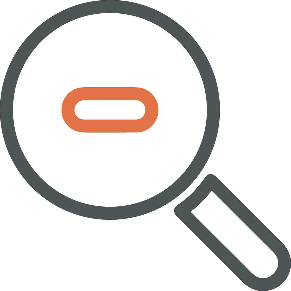 Zoom find icon symbol image vector. Illustration of the search lens design image vector