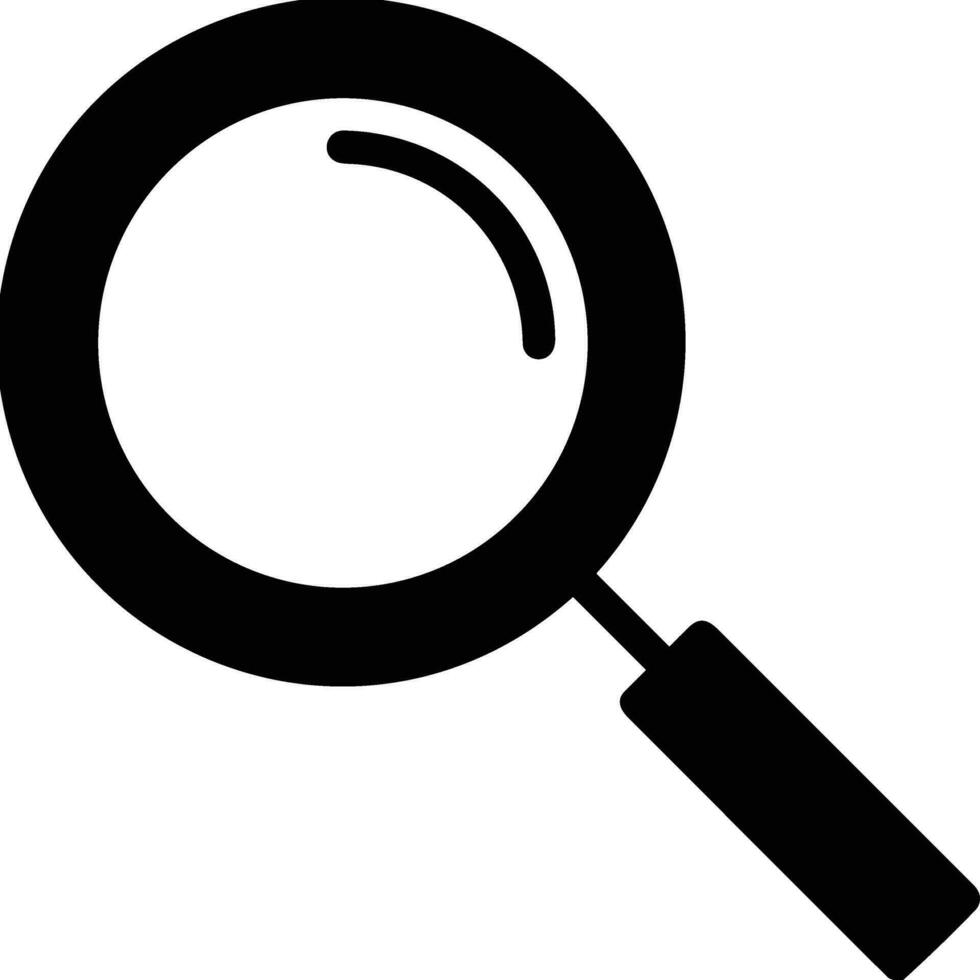 Zoom find icon symbol image vector. Illustration of the search lens design image vector